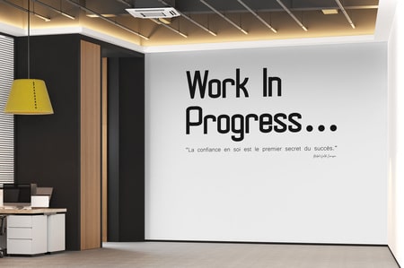 Stickers texte personnalisé pour la décoration murale